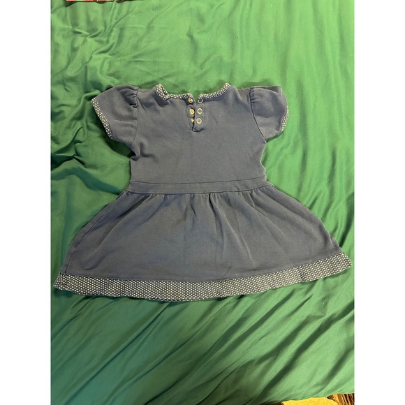 Indianapolis Colts Baby Girl Dress 3T Navy Blue Football Logo Snap Shoulder - Picture 5 of 5